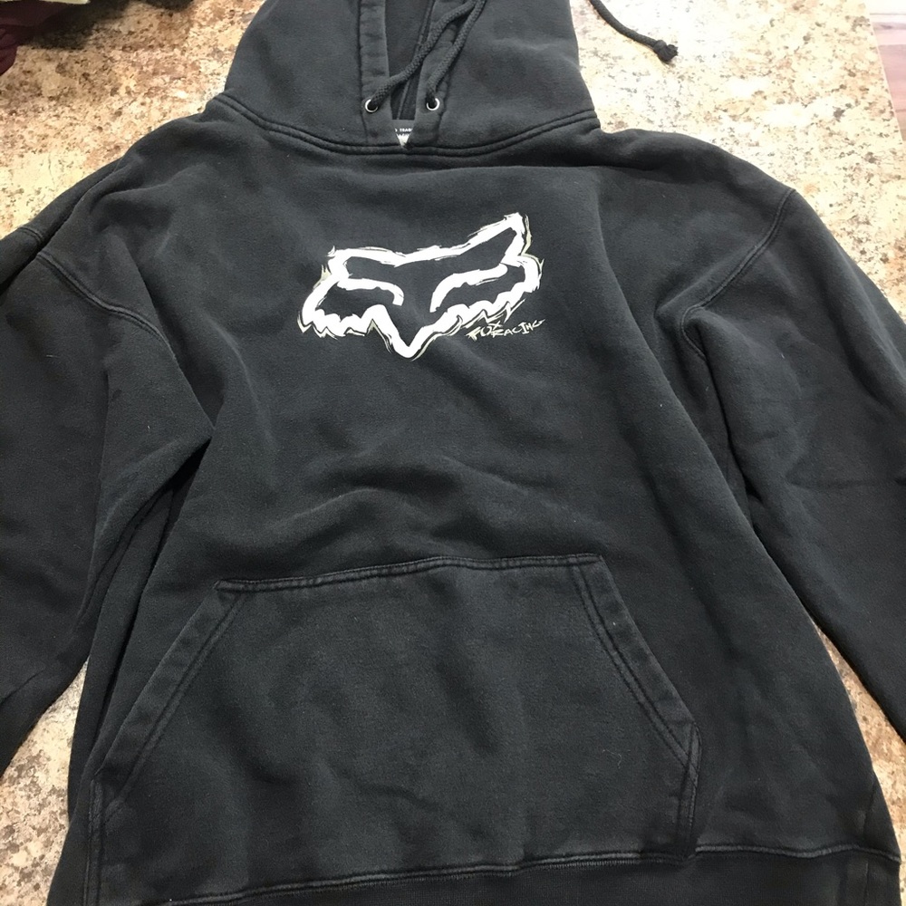 Black Fox Rider sweatshirt